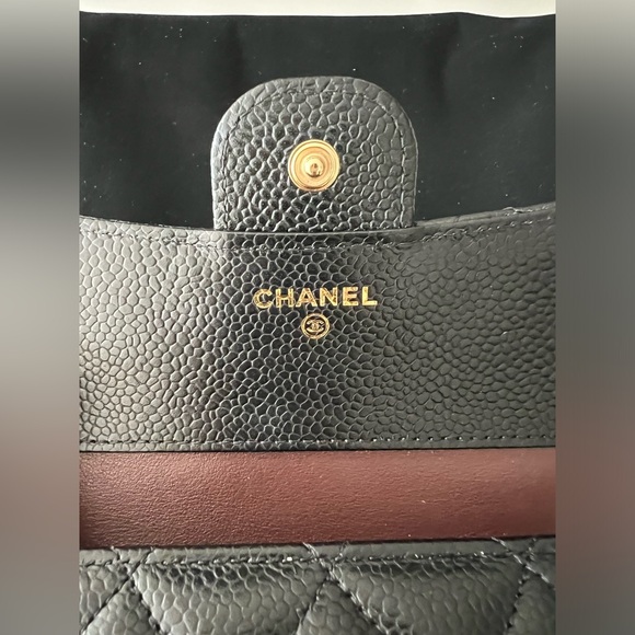 CHANEL Classic Small Flap Wallet Caviar Black - Picture 6 of 9